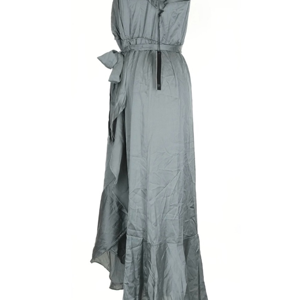 Nicole Miller Elegant Gray Maxi Dress